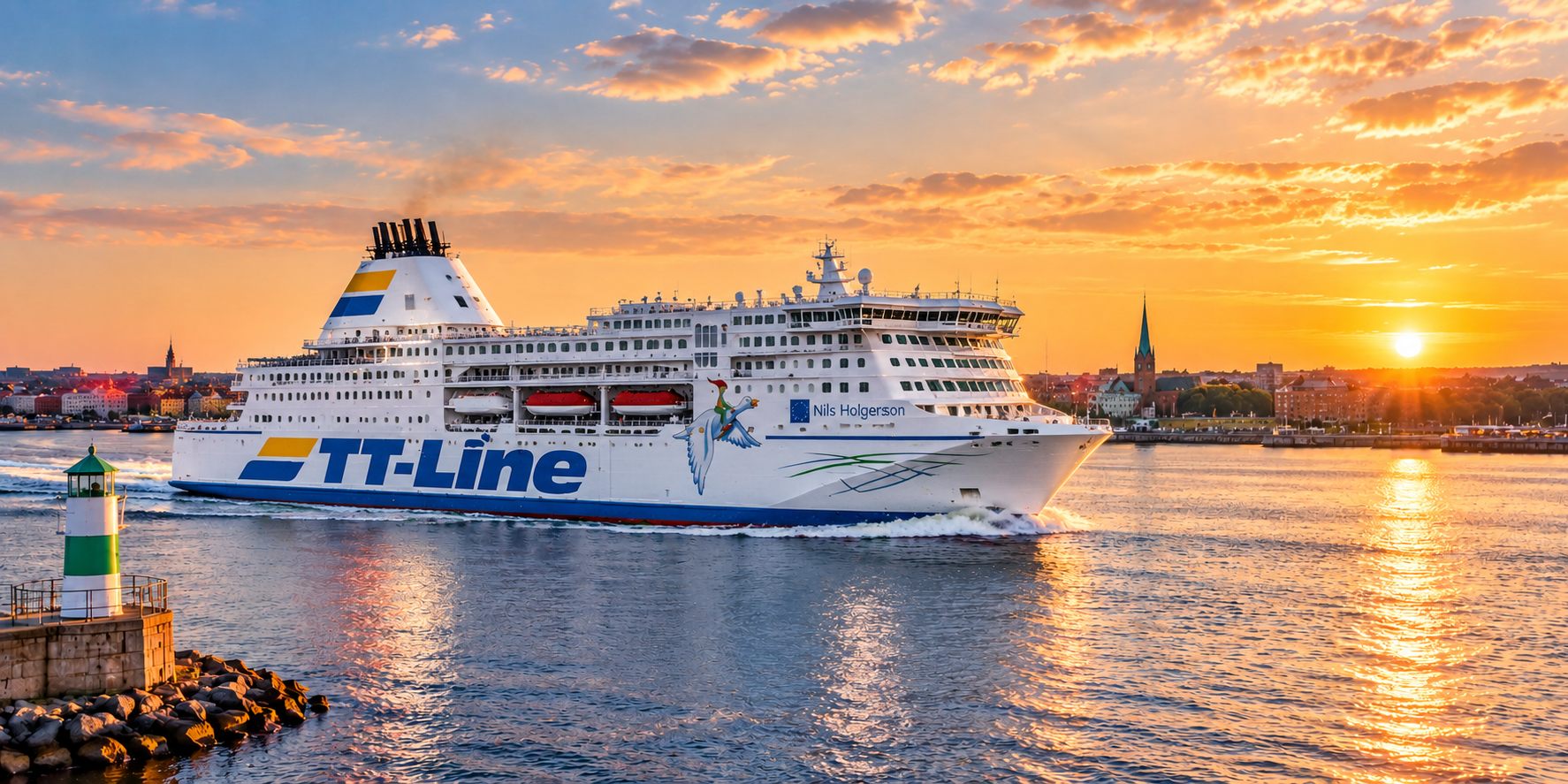 MOT TRAVEMÜNDE OCH FÄRJAN HEM